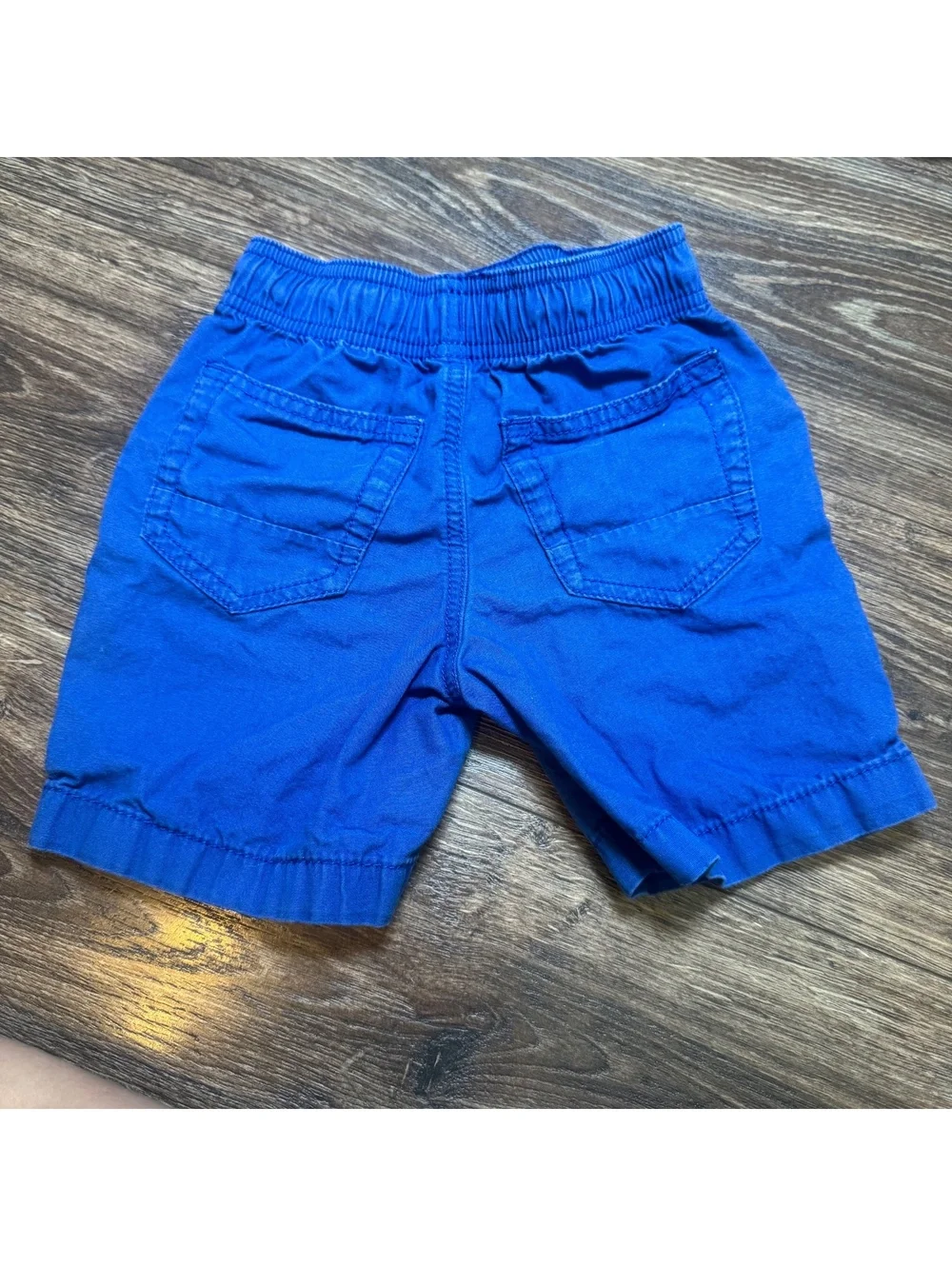 Hanna Andersson bright blue pull-on shorts
